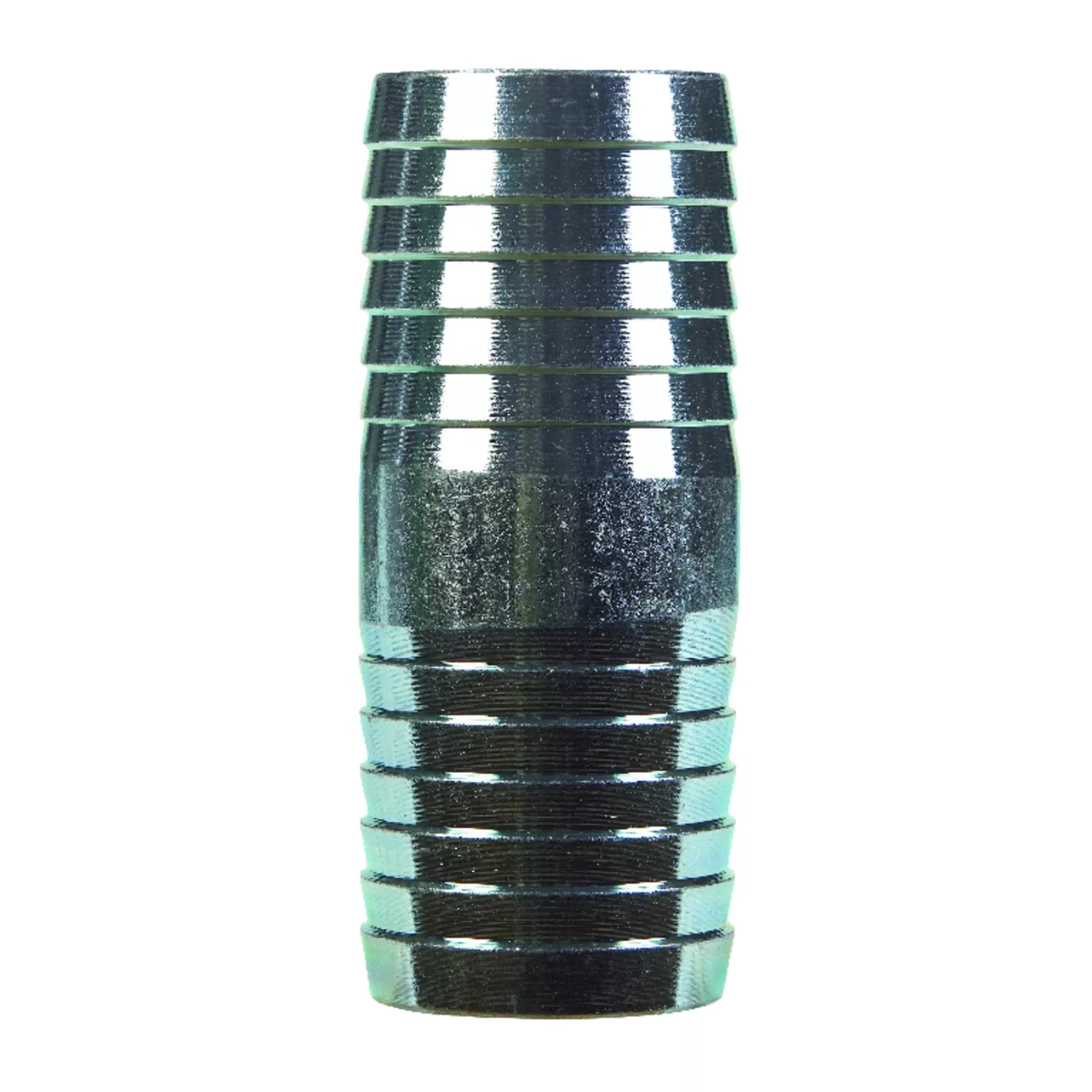 1-1/2 In. Barb X 1-1/2 In. D Barb Galvanized Steel Coupling