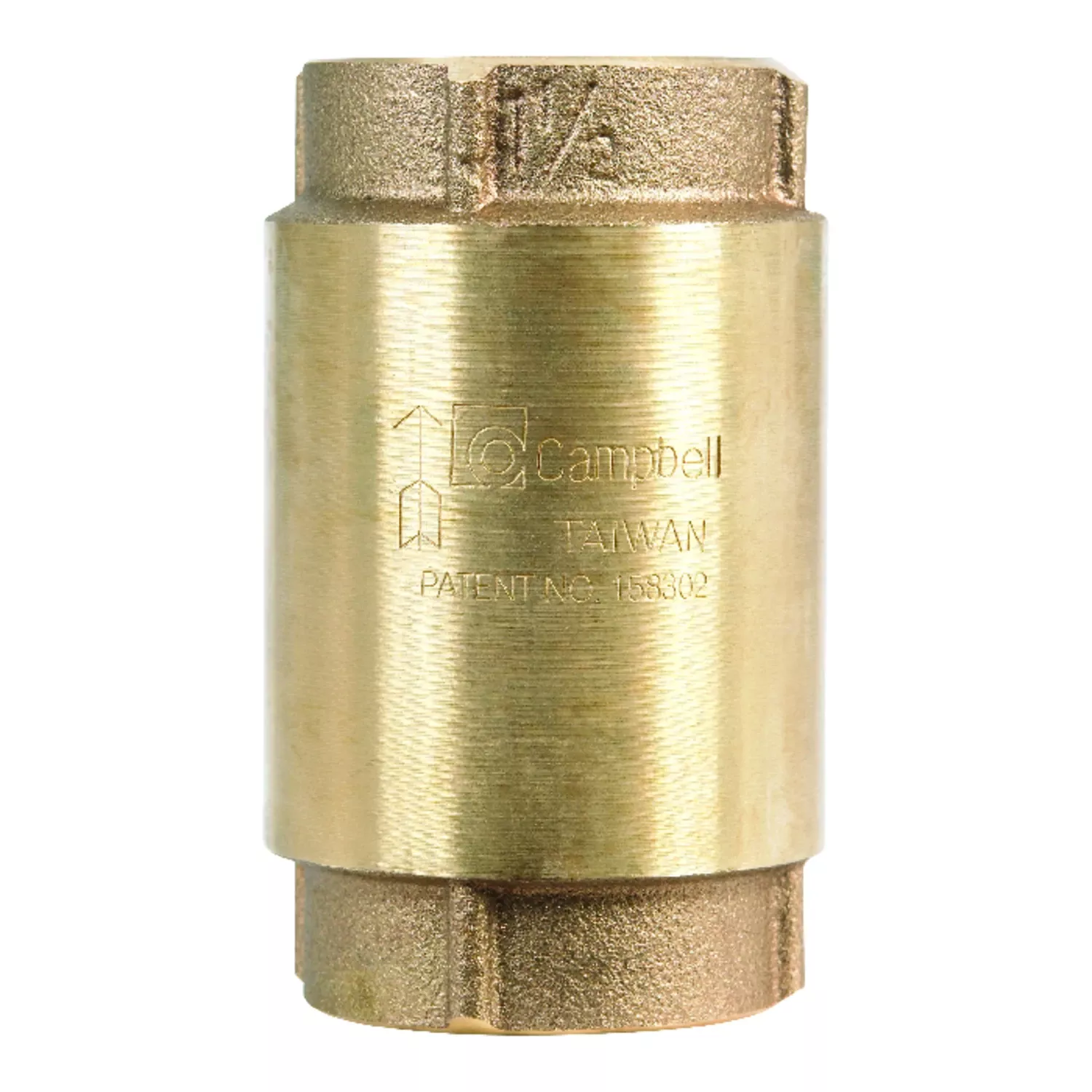 1-1/2 In. D Fnpt X Fnpt Red Brass Spring Loaded Check Valve Model Cv-6tlf