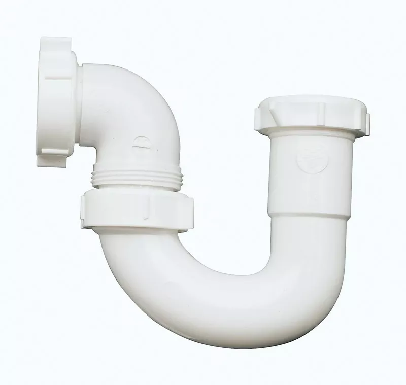 1-1/2 In. Diameter Plastic Sink Trap With Reducer Washer