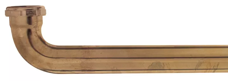 1-1/2 In. Diameter X 18 In. Length Brass Waste Arm With Slip Joint Connection