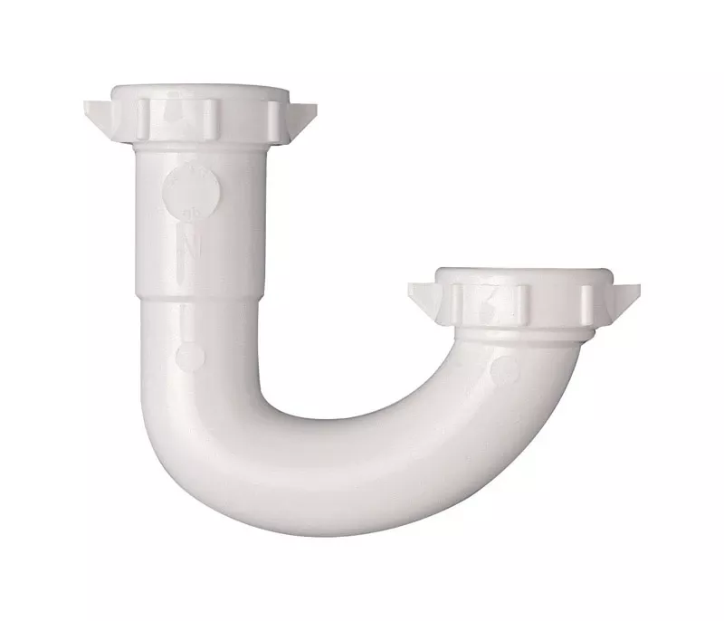 1-1/4 In. Diameter Plastic J-bend For Kitchen Sink Applications