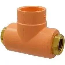 1/2″ X 1/2″ X 1″ CPVC BTB Tee With Metal Fitting