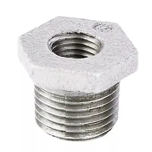 1/2″ X 1/4″ Galvanized Steel Hex Bushing Fitting
