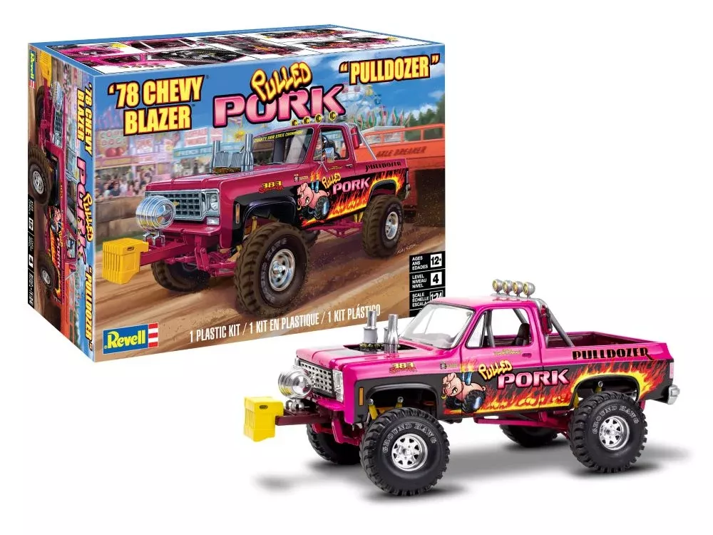 1/24 1978 Chevy Blazer Pulled Pork Pulldozer Competition Truck Plastic Model Kit (RMX4532)