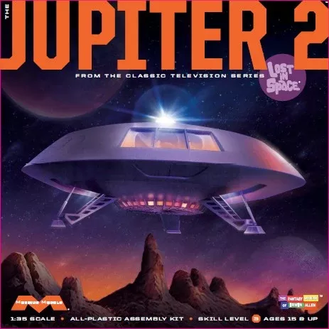 1/35 Lost in Space Jupiter 2 Spaceship Plastic Model Kit (MOE913)