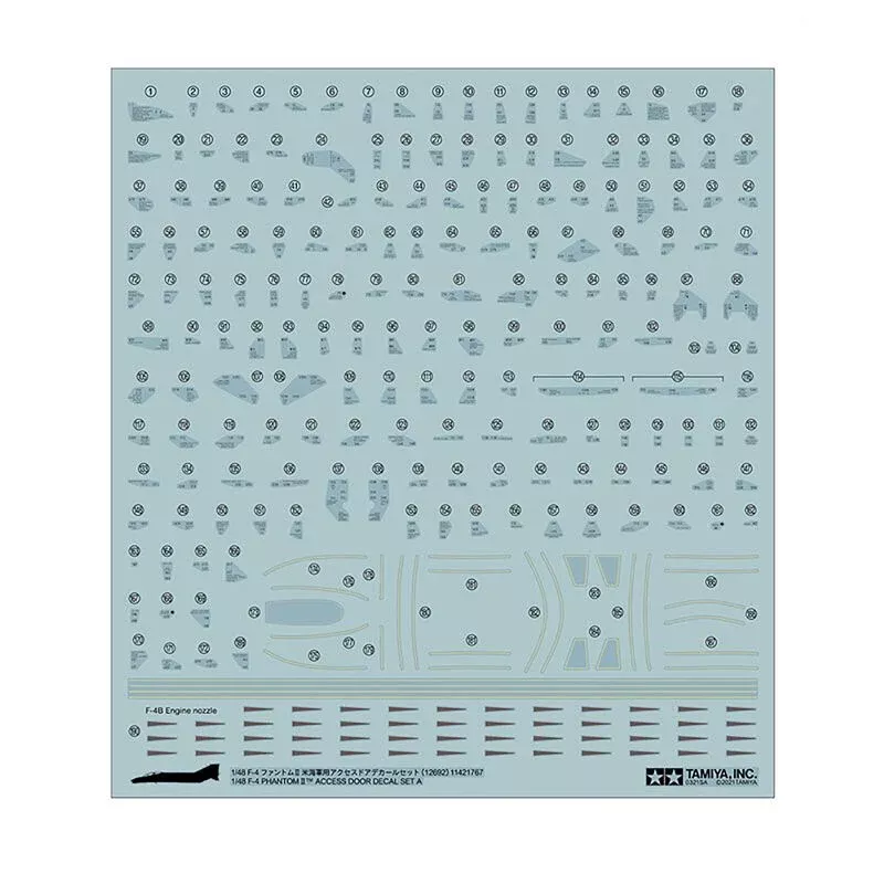 1/48 Scale F-4 Phantom II Decal Set A (TAM12692)