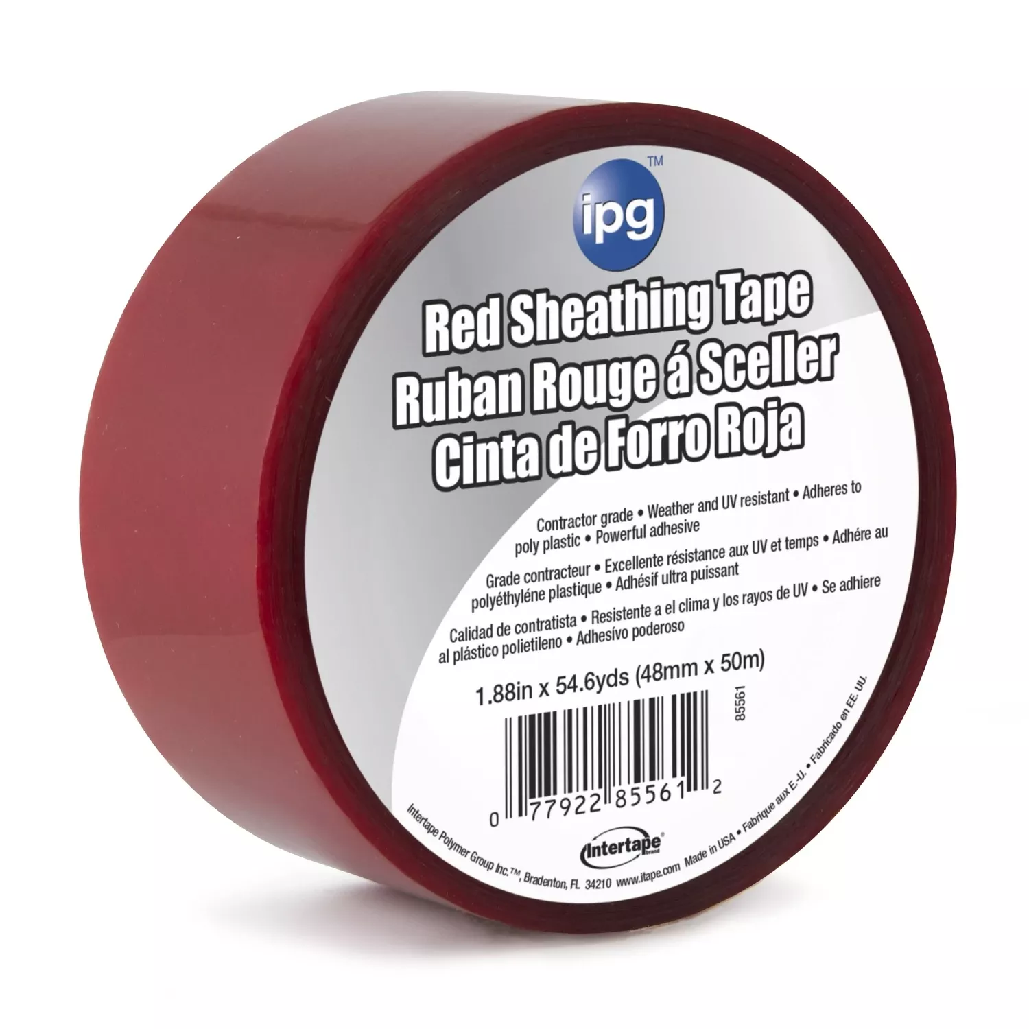 1.89 In. X 55 Yds. Red Sheathing Tape - Model 5561usr