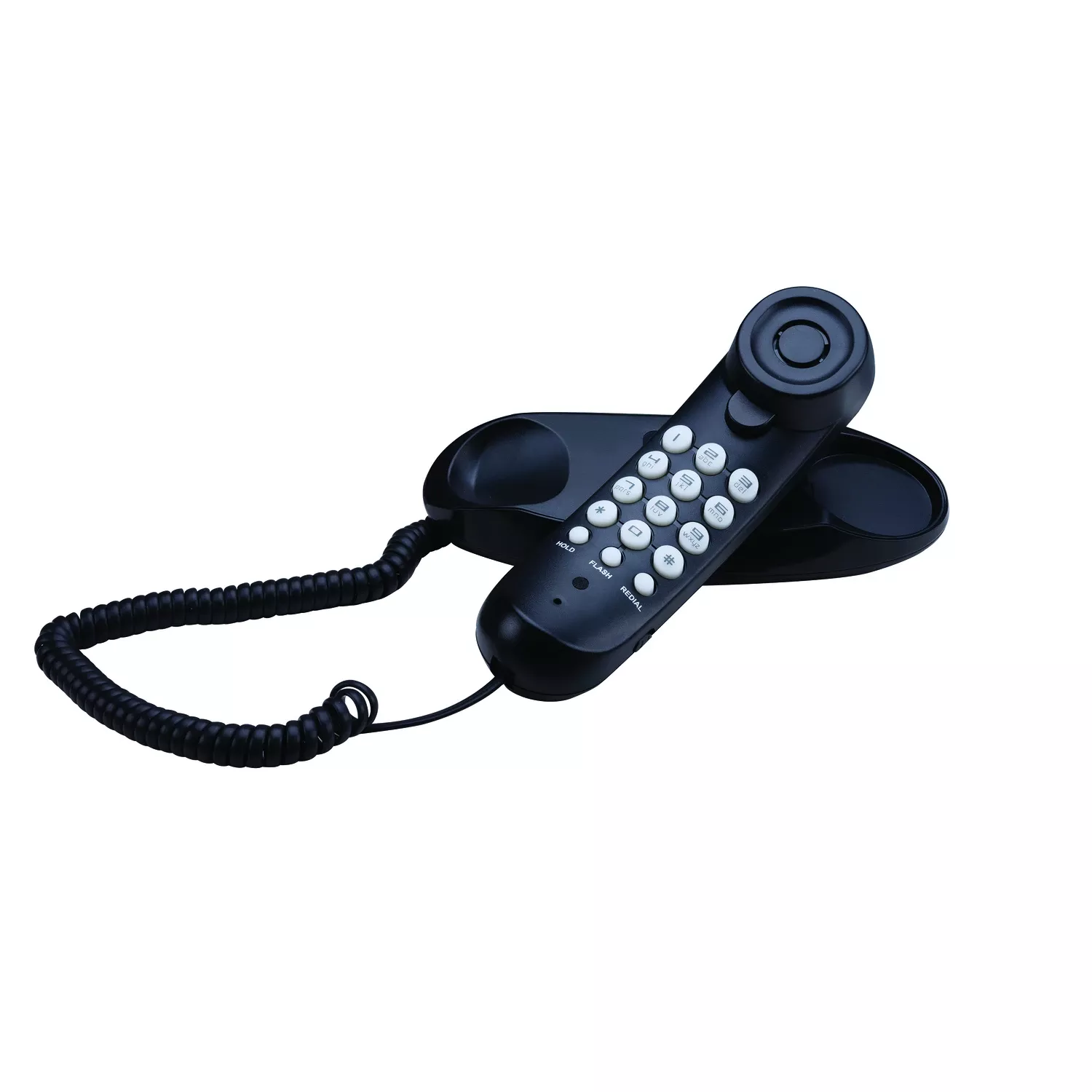 1 Handset Analog Telephone In Black – Model Hp-slimphn-blk