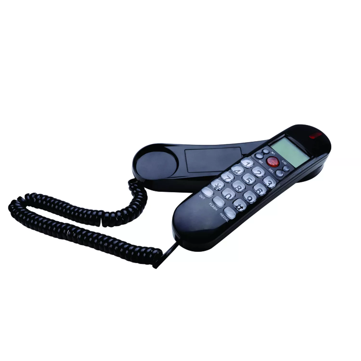 1 Handset Analog Telephone With Caller Id – Black