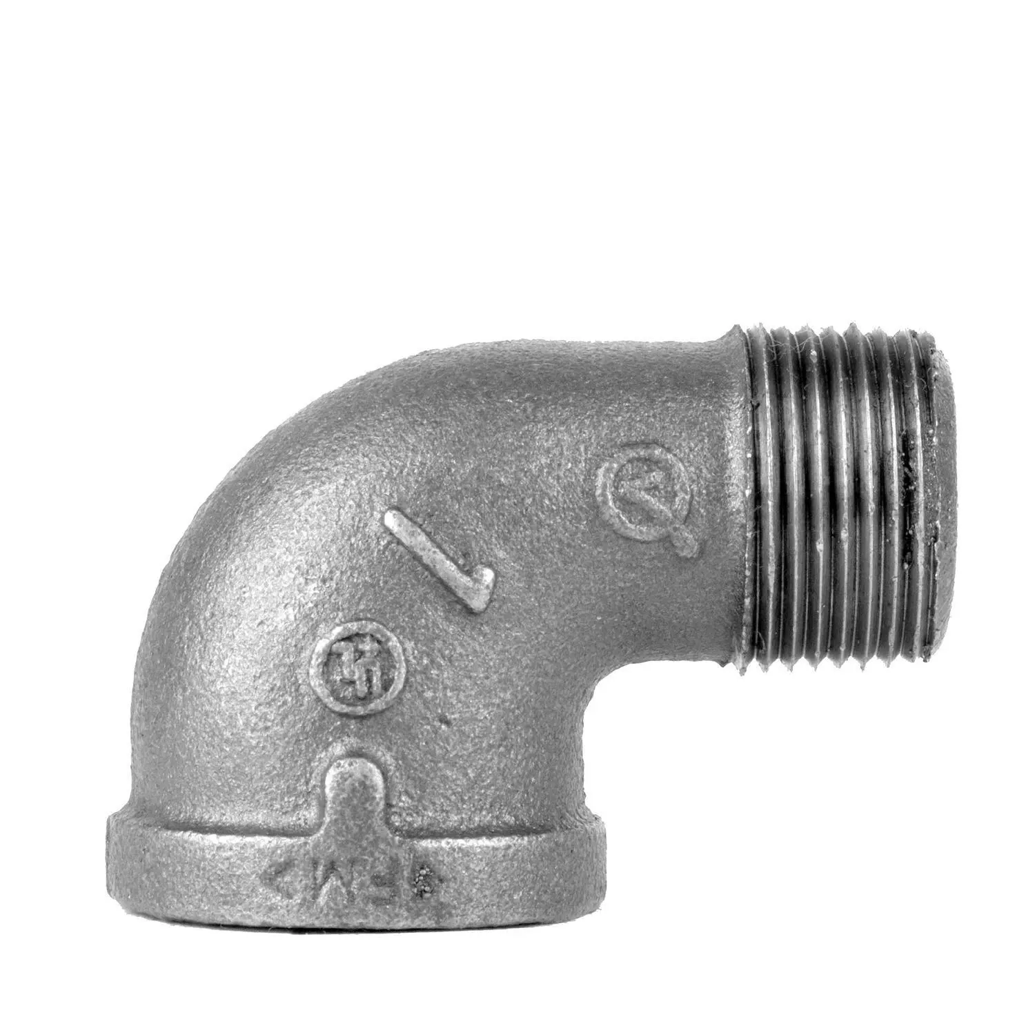 1 In. Black Pipe 90 Degree Street Elbow