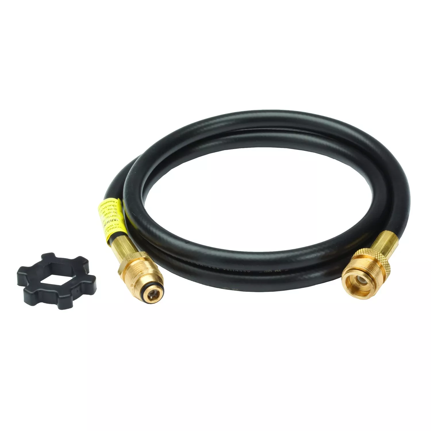 1 In. Dia X 10 Ft L Brass/plastic Hose Assembly For Propane Tanks