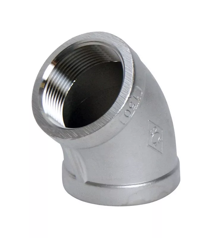 1 In. Fpt X 1 In. D Fpt Stainless Steel 45 Degree Elbow