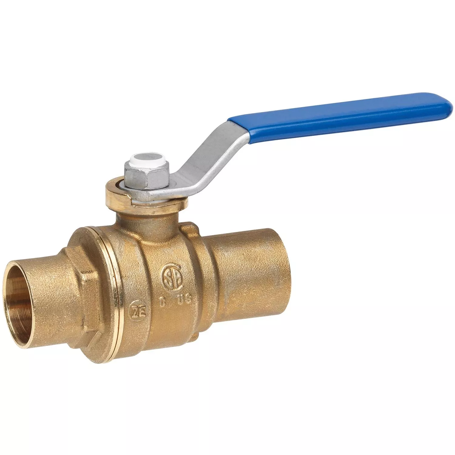 1 In. Lead Free Brass Sweat Ball Valve Full Port – Model 116-4-1