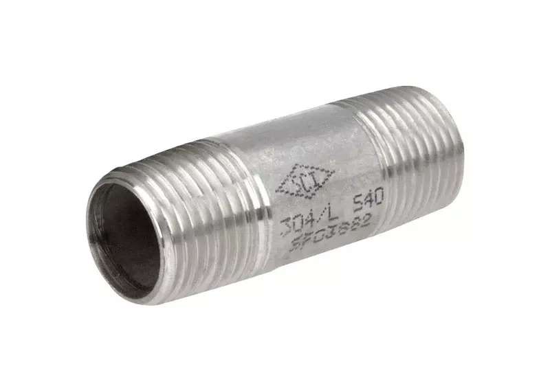 1 In. Mpt Stainless Steel 2-1/2 In. L Nipple – Lead-free