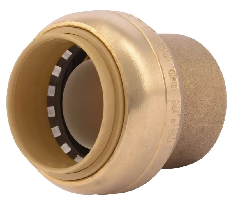 1 In. Push-to-connect Brass End Cap Fitting – Model U520lfa