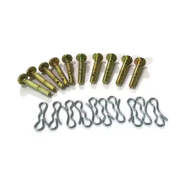 10-Pack Compatible Shear Pins & Cotter Pins for Gold Series 31AE6BHE722 Snow Thrower