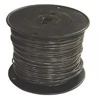 12 Awg Black Thhn Stranded Building Wire, 500 Feet, Copper, 600v