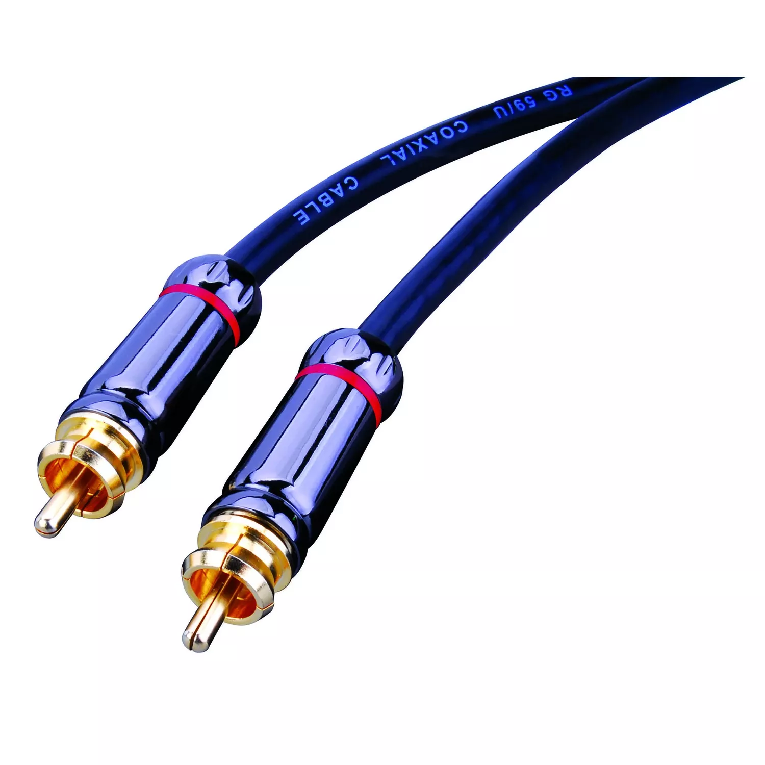 12 Ft. L Rca Subwoofer Cable For Audio/video Connections