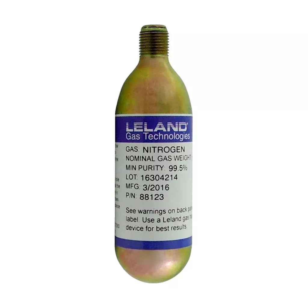 18g Threaded Nitrogen Cartridge – Single Use (1 Each) – For Beer, Coffee & Beverage Systems