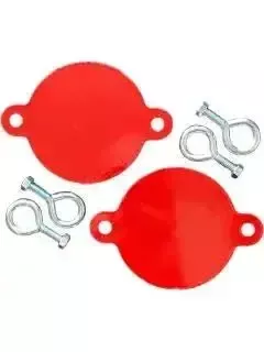 2-1/2 Inch Aluminum Breakable Caps Durable Emergency Access