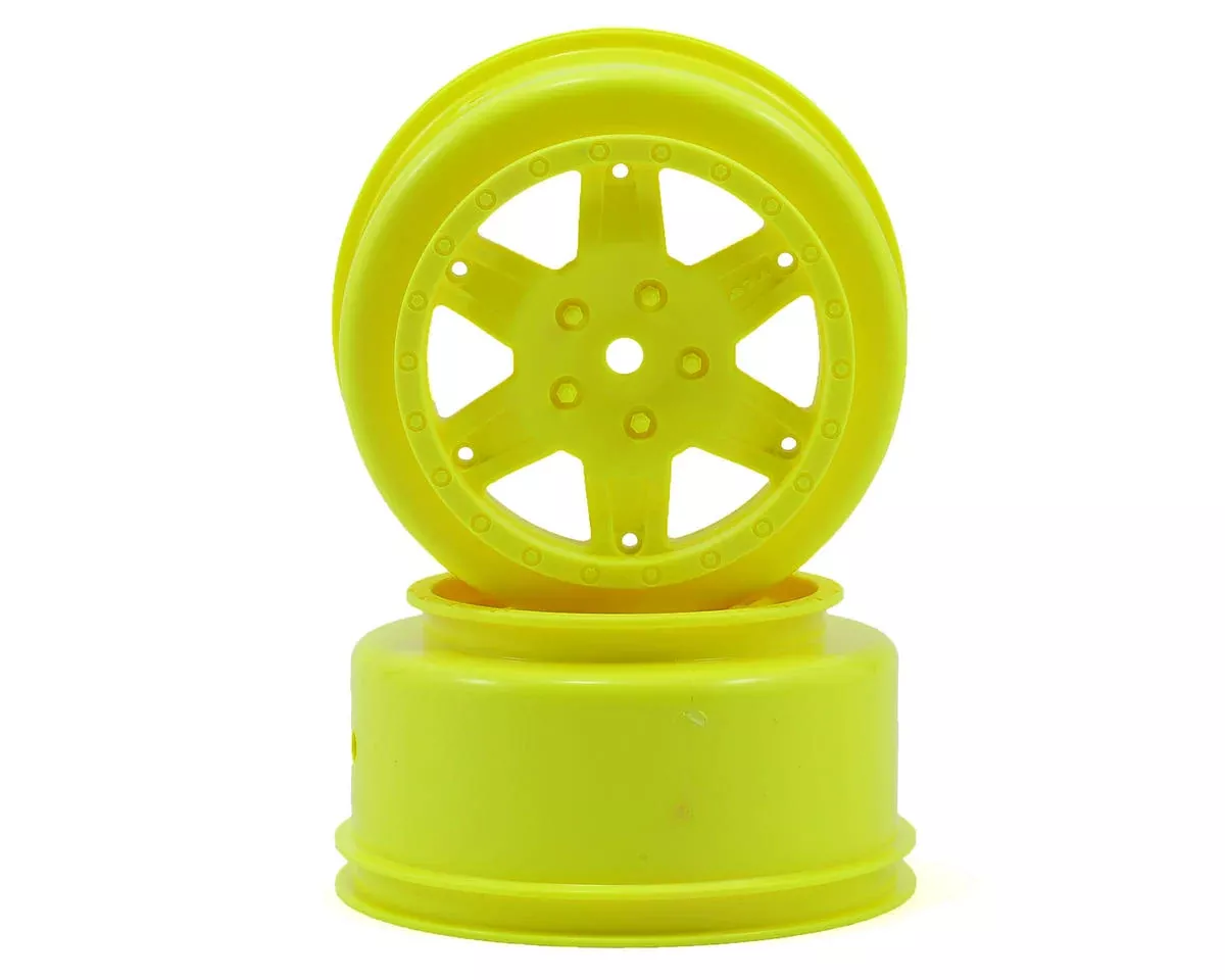2.2/3.0 SCT Yellow Wheels for 22SCT (2) (TLR7004)