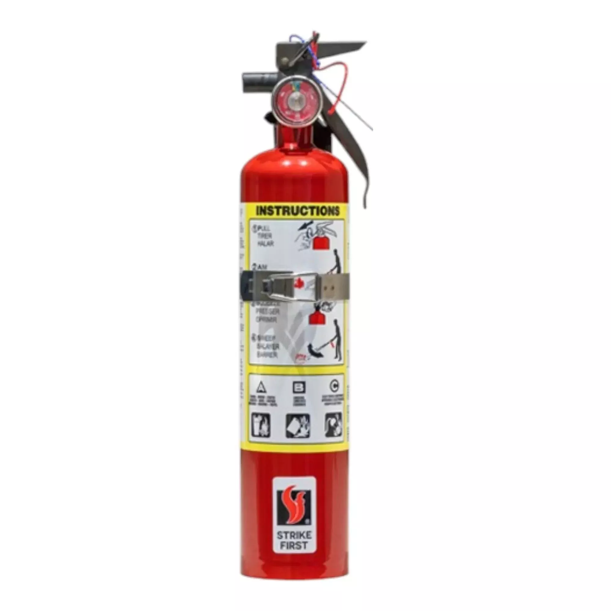2.75 lb 10BC Fire Extinguisher With Vehicle Bracket