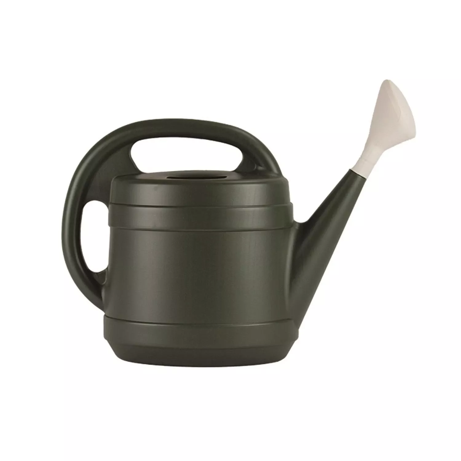2 Gallon Green Plastic Standard Watering Can For Easy Pouring