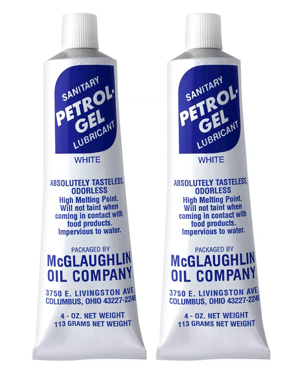 [2 Pack] Petrol Gel Food Grade Equipment Lubricants