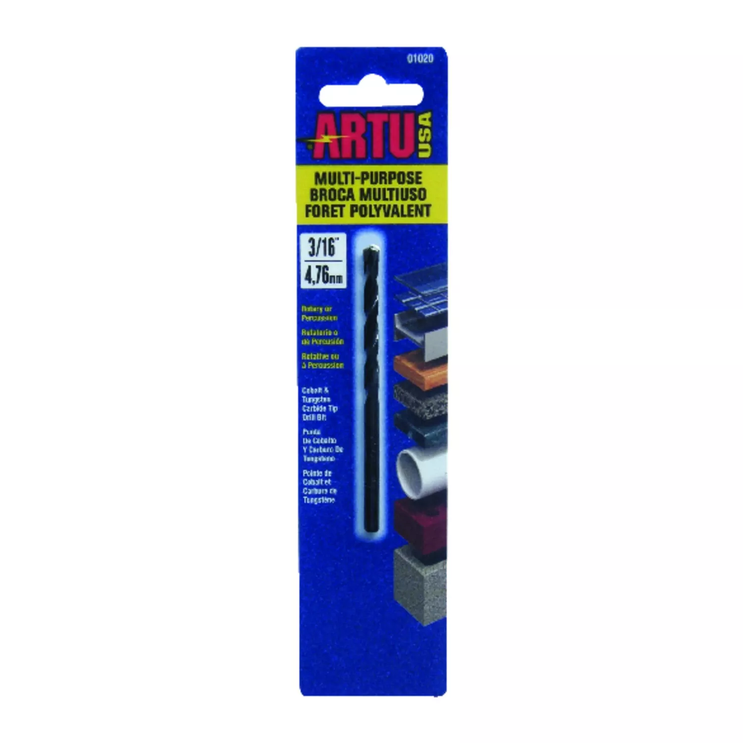 3/16 X 3-1/2-in. Multi-purpose Drill Bit