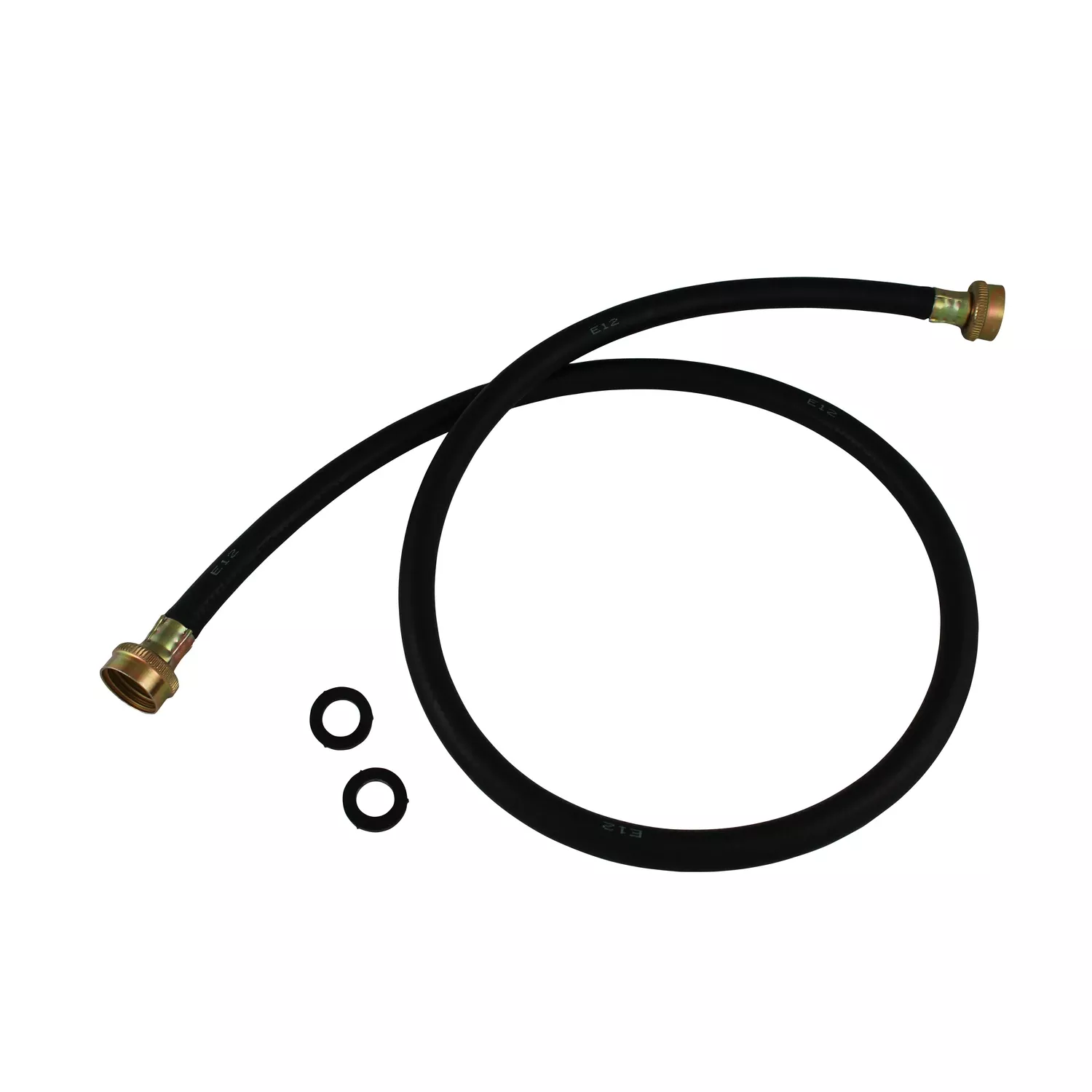 3/4 In. Fht X 3/4 In. D Fht 4 Ft. Rubber Washing Machine Hose