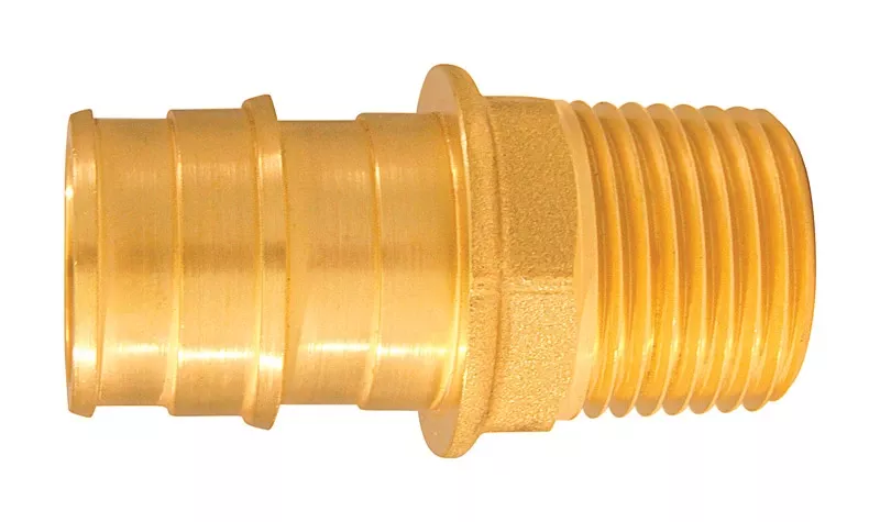 3/4 In. X 1/2 In. Brass Insert Fitting Mip Pex-a Adapter