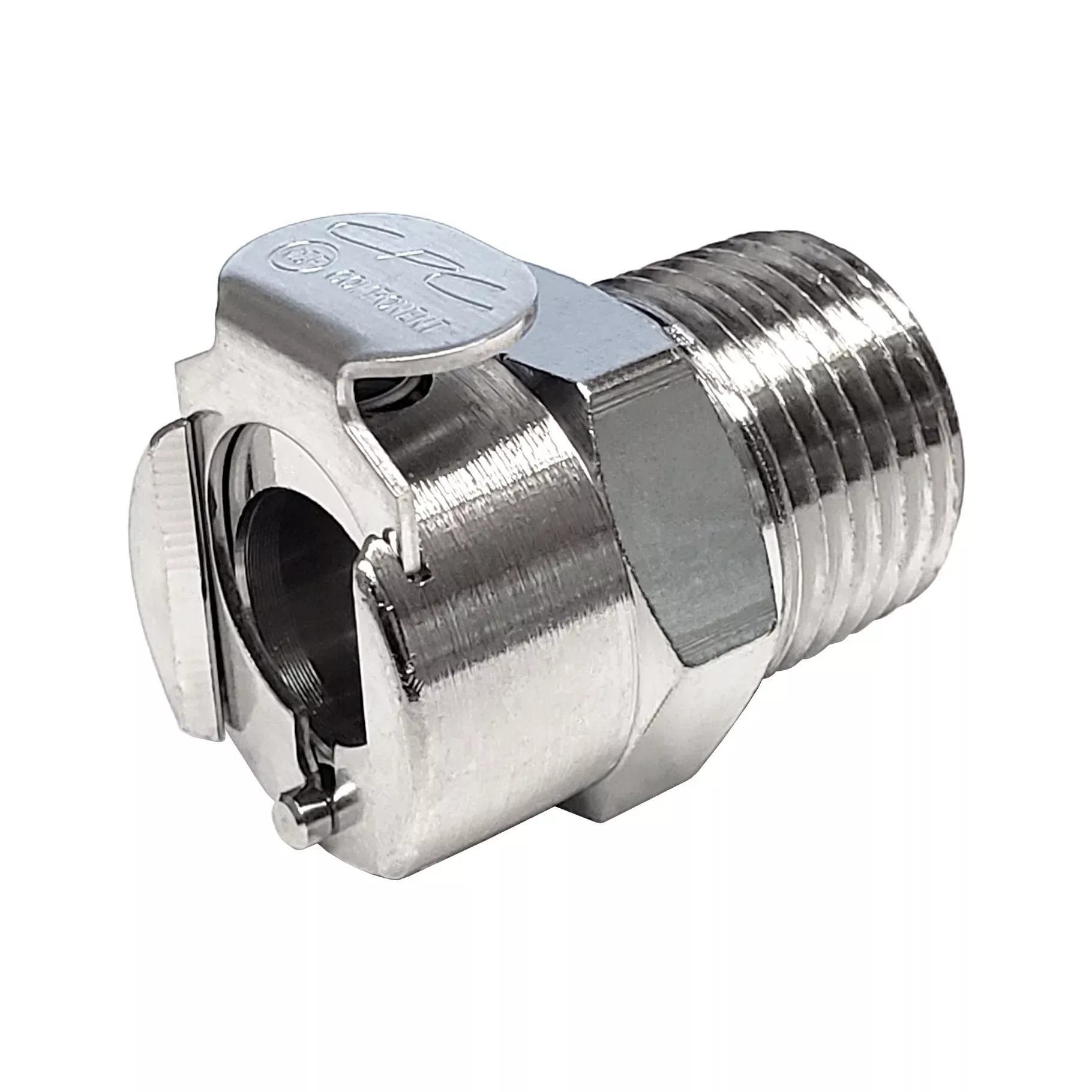 3/8″ MPT Heavy-Duty Brass Female Quick Disconnect – Straight-Through No Shut-Off