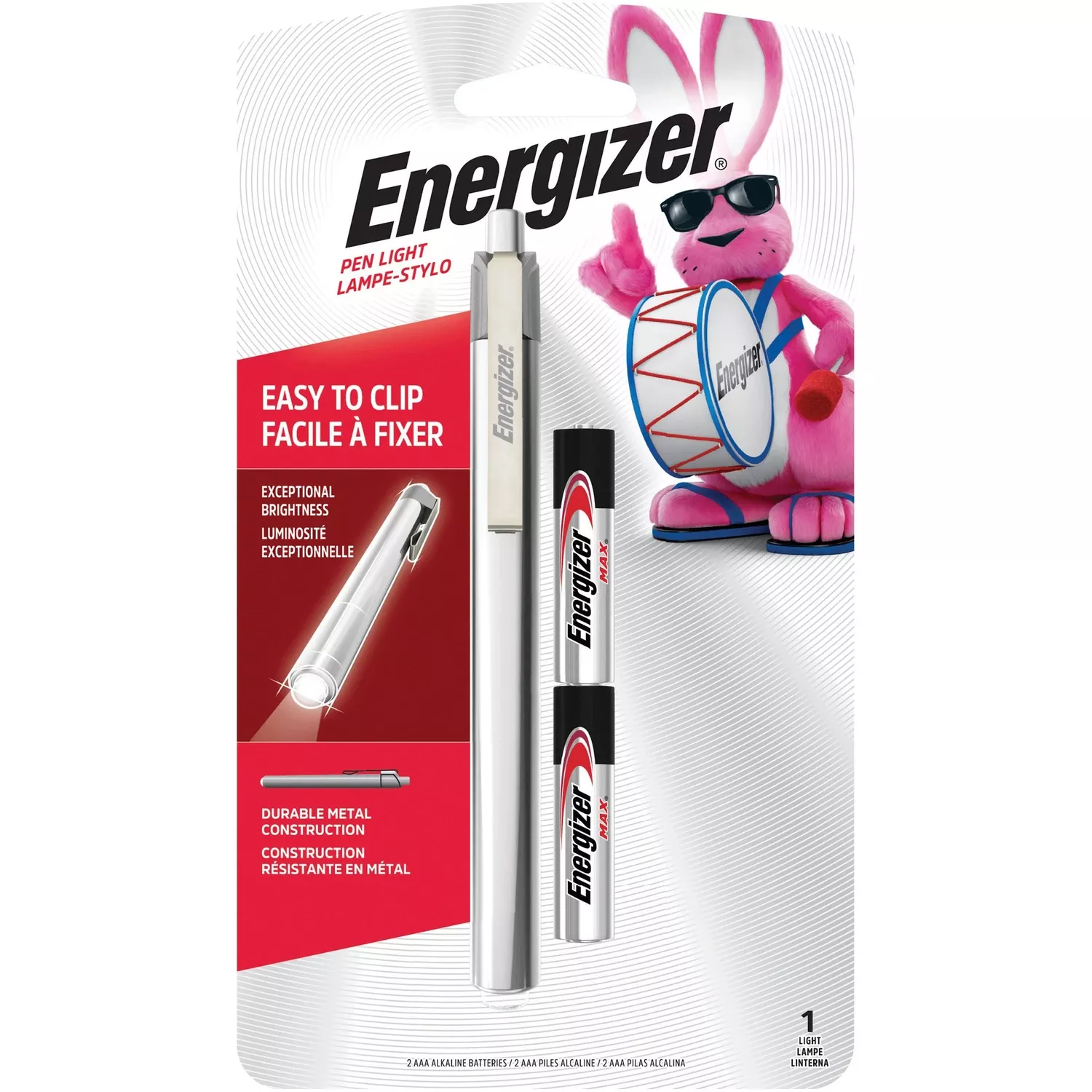 35 Lumen Gray Led Pen Light With Aaa Batteries Included