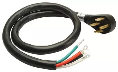 4-ft. 6/2 & 8/2 Srdt Black Round Range Cord