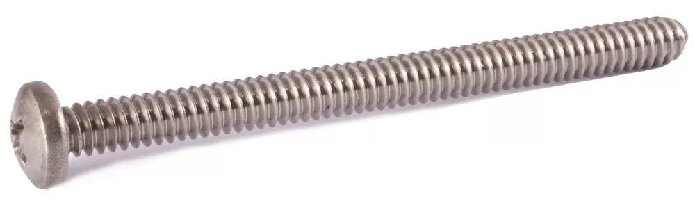 5/16-18 x 3 1/2 Phillips Pan Machine Screw 18-8 SS