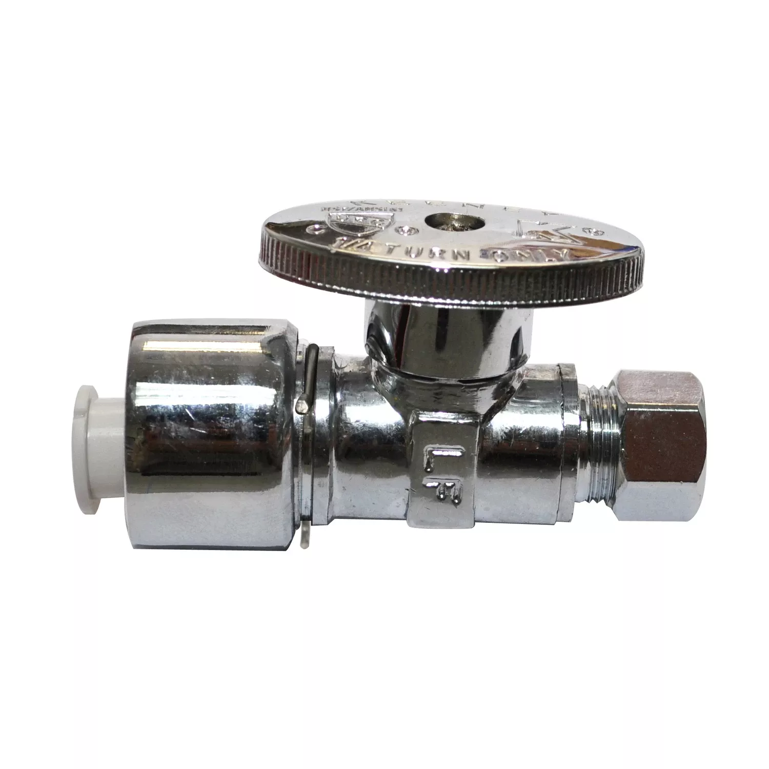 5/8 In. Compression X 3/8 In. Compression Brass Straight Valve