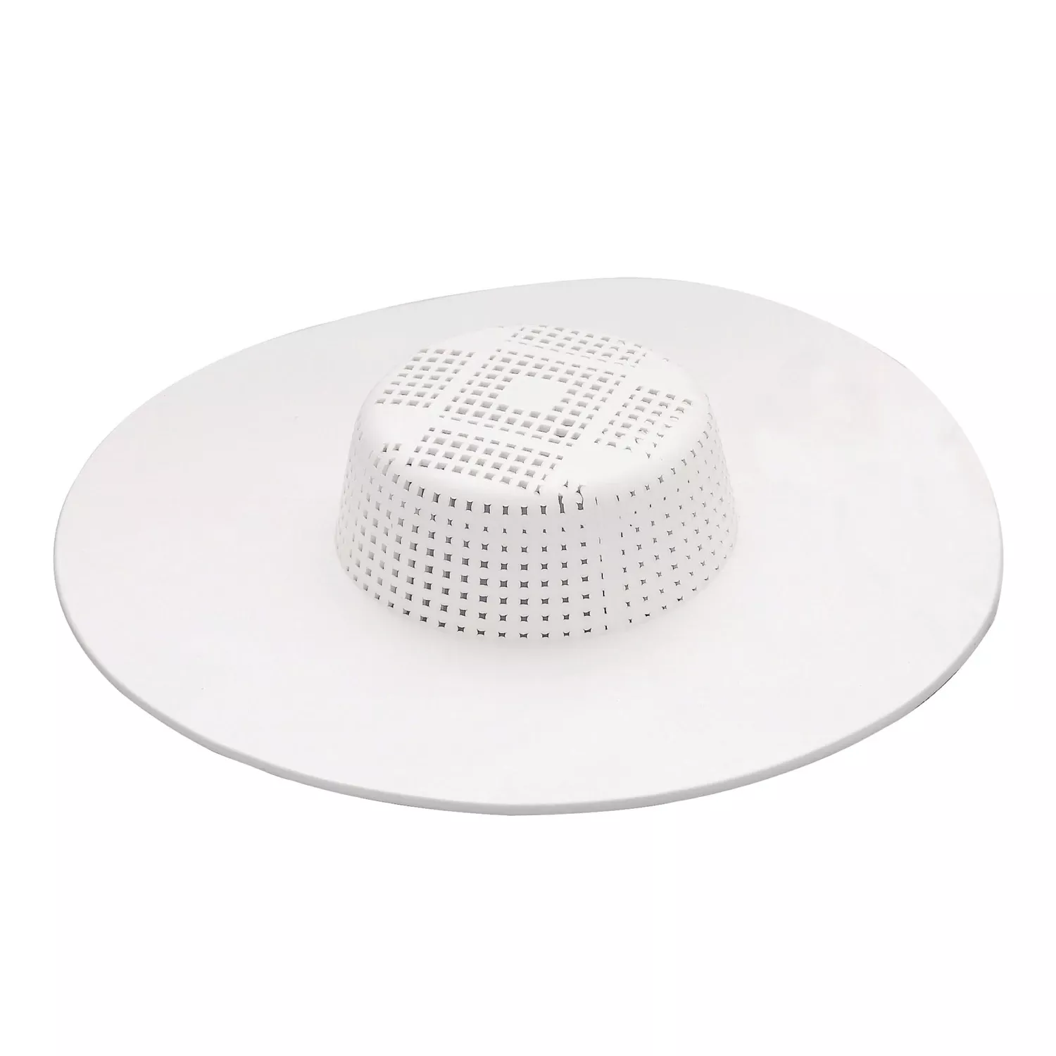 5-9/16 In. Diameter Plastic Strainer Guard - Rust Resistant White