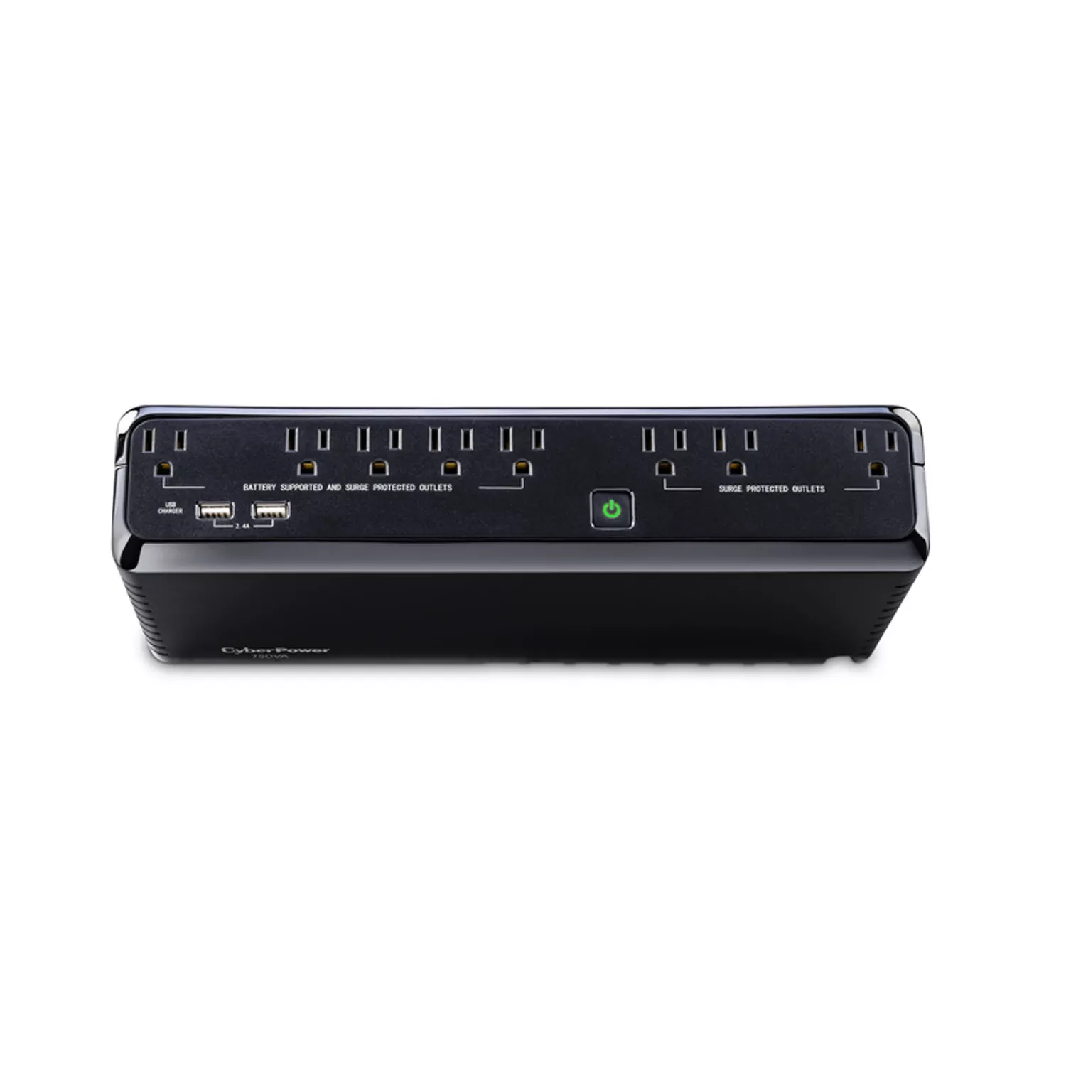 5 Ft. L 8 Outlets Power Block Black 890 Joules Sl750u