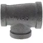 6" X 5" Black Cast Iron Flanged Reducer for Fire Systems