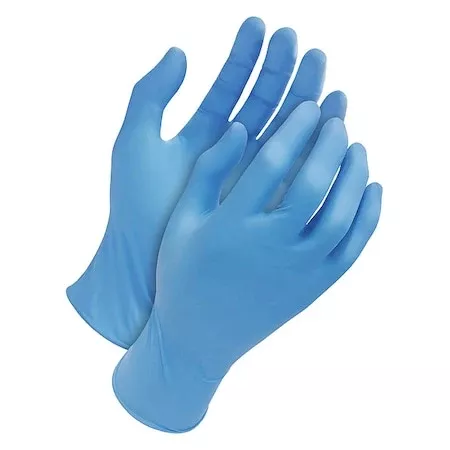 88-1-7800, Disposable Gloves, 3 mil Palm, Nitrile, Powder-Free, M, 100 PK, Blue