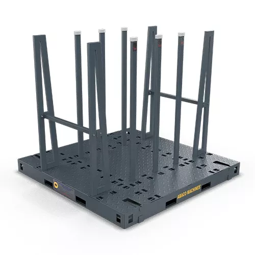 ABACO HEAVY-DUTY MULTI-MATERIAL CONTAINER BUNDLE RACK (9 In 1)