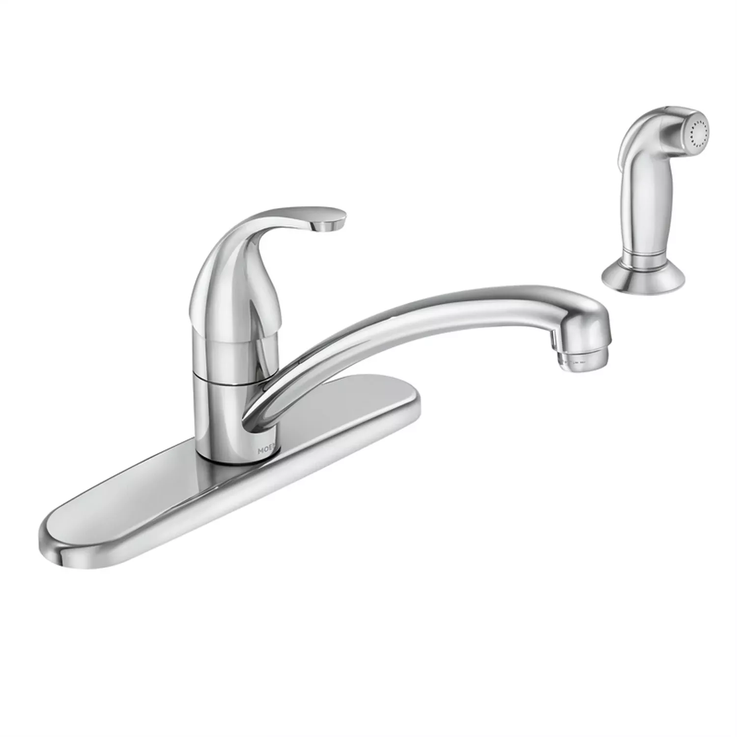 Adler 1-handle Touch Control Kitchen Faucet, Side Spray, Chrome