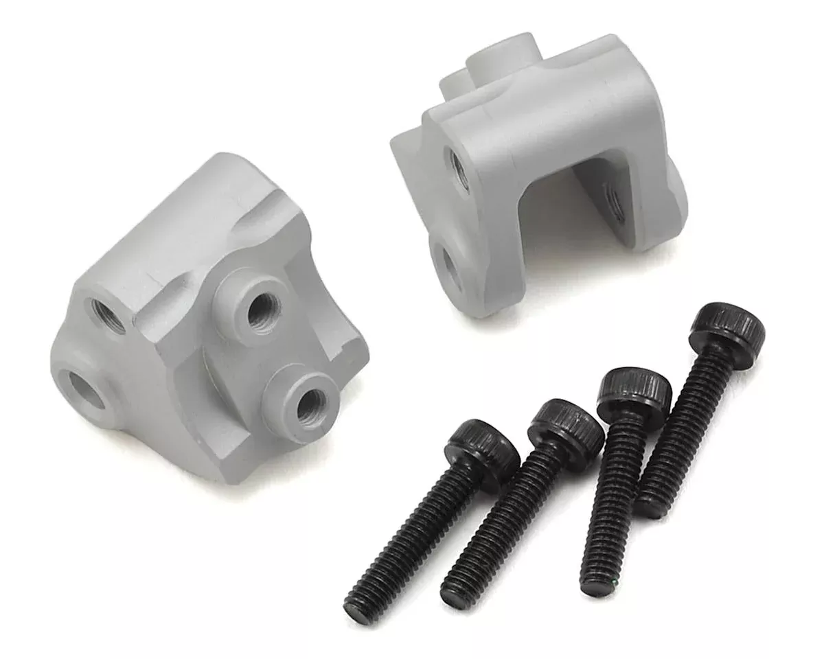Aluminum Lower Link/Shock Mounts Silver for SCX10 II (2) (VPS04467)