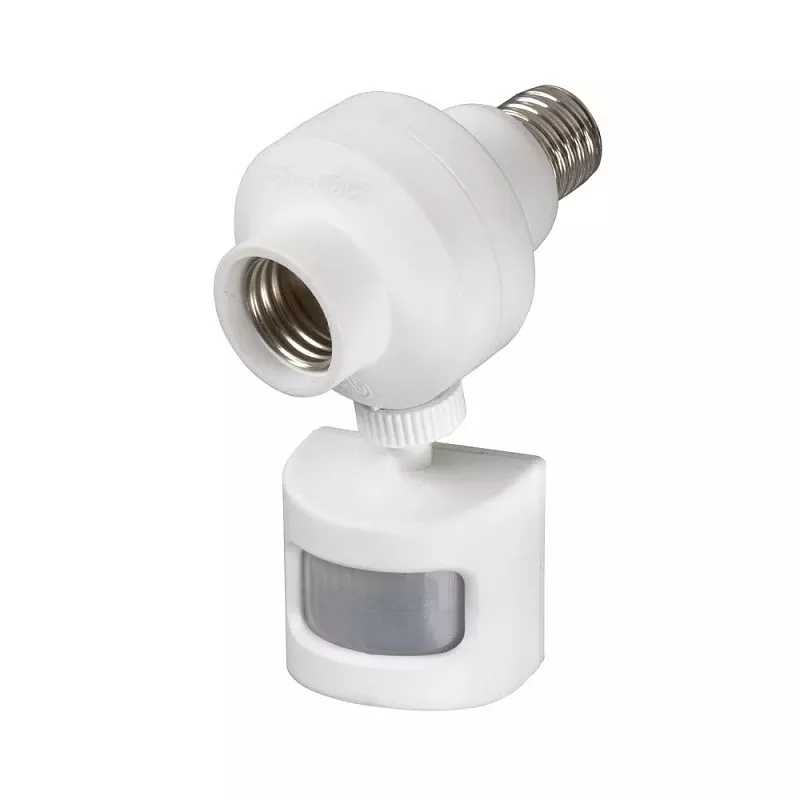 Amertac White Motion Activated Security Light Control 1 Pk