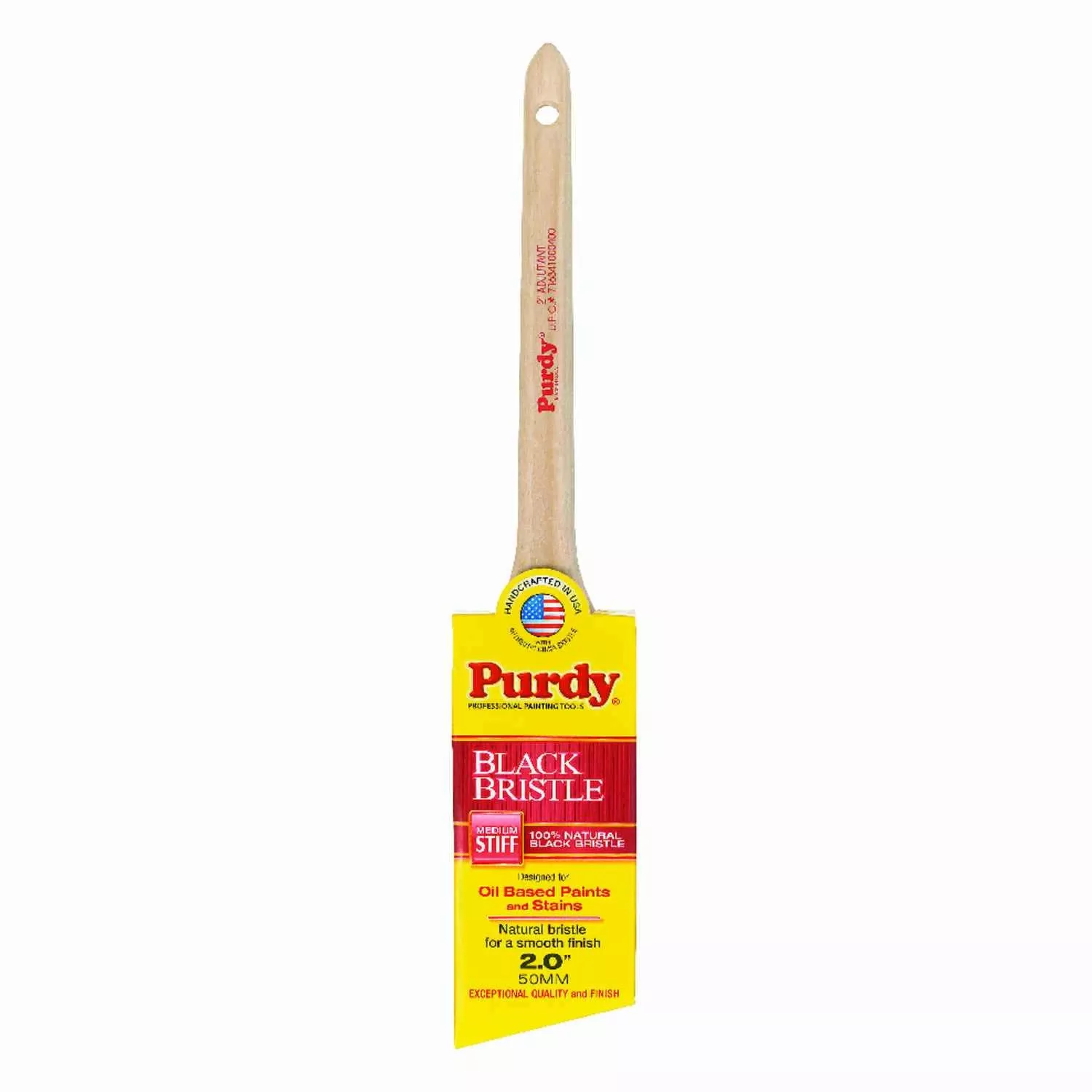 Angular Sash/trim Paint Brush, Adjutant Black, 2 In.