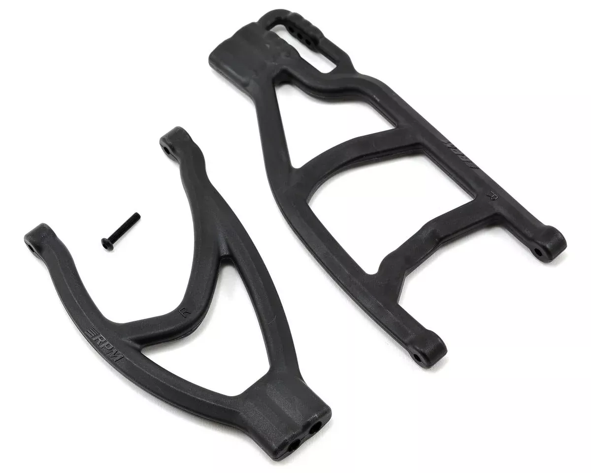 Black Extended Rear Right A-Arms for Revo/Revo 2.0/Summit (2) (RPM70482)