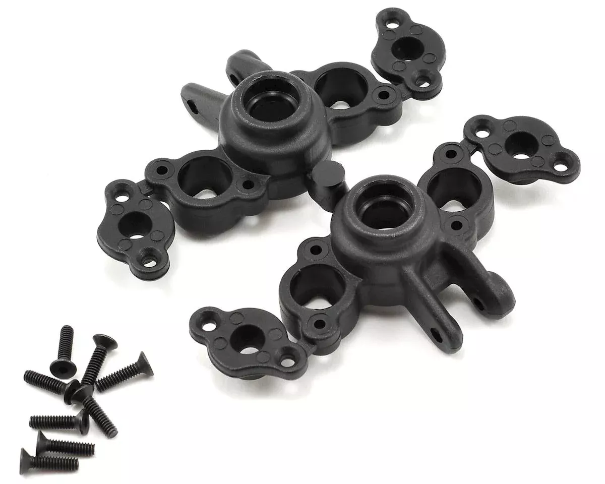 Black Front/Rear Axle Carriers for 1/16 E-Revo (2) (RPM73162)