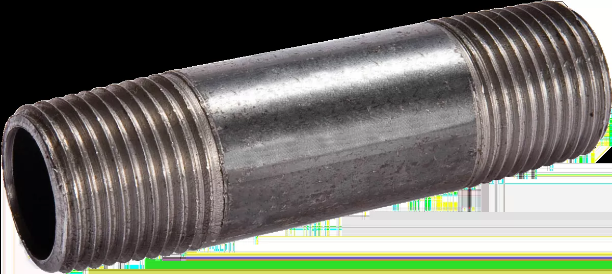 Black Pipe Nipple, 1-1/4 X 3 In.