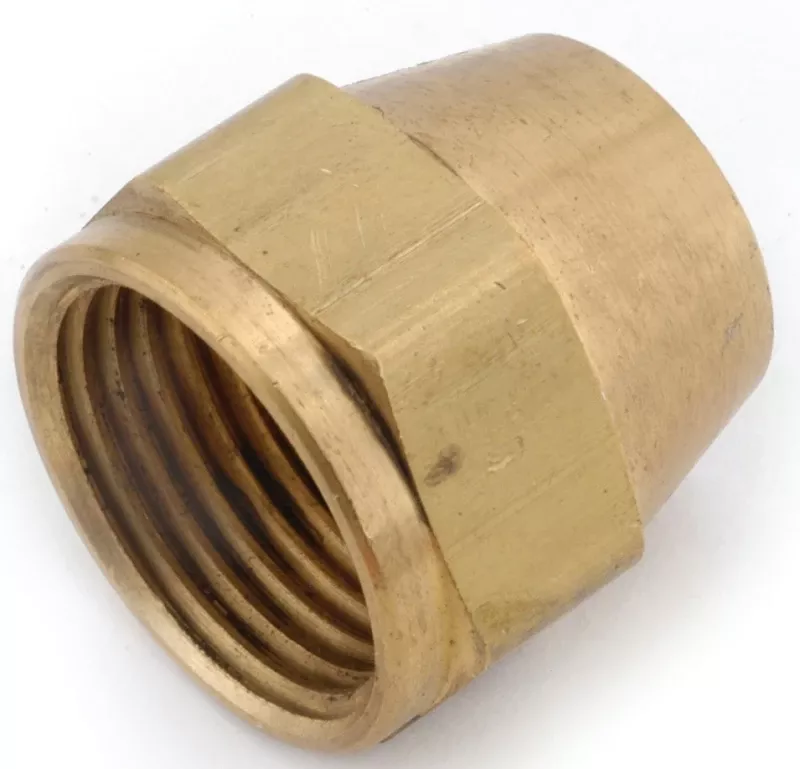 Brass Short Flare Nut, 5/16 In.