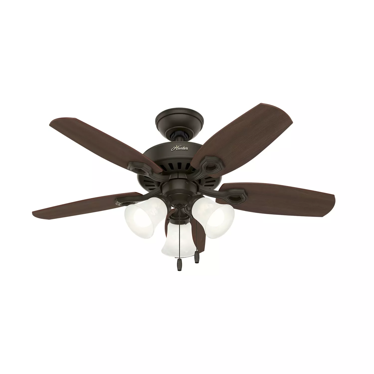 Builder 42 In. New Bronze Ceiling Fan With Light Kit – 5 Blades